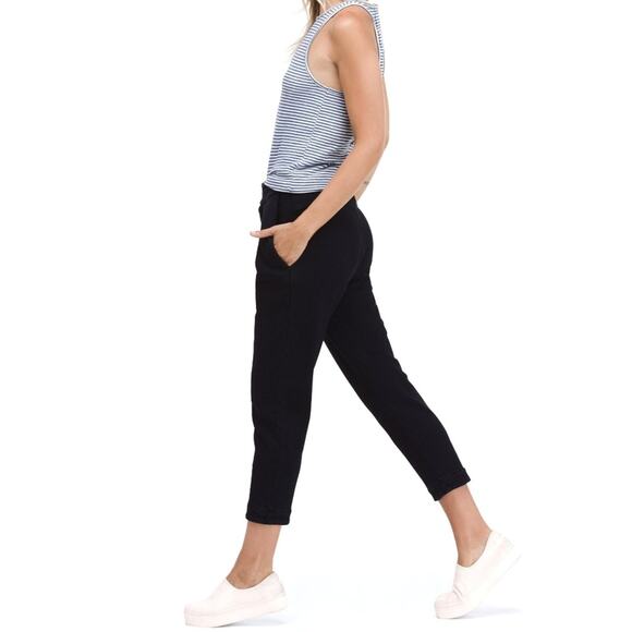 AG ADRIANO GOLDSCHMIED Rhom pleated comfy cropped pants in indigo Size 28 NEW - Picture 3 of 8